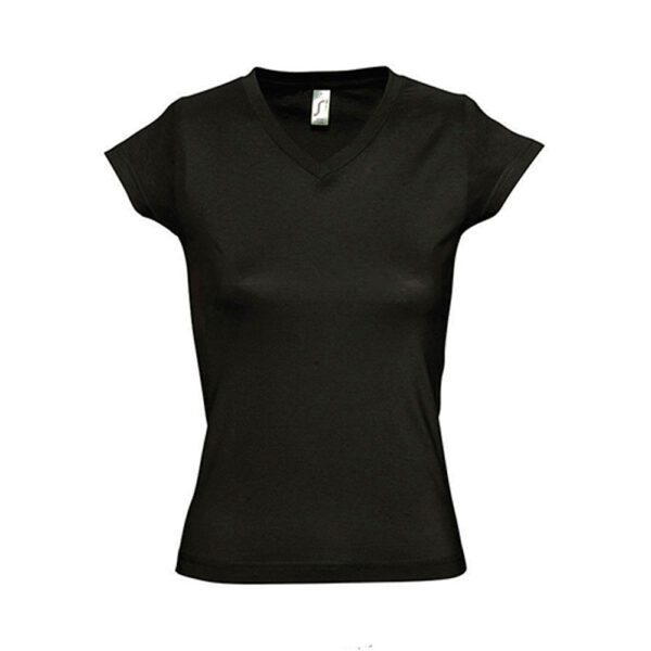 Women´s V-Neck-T-Shirt Moon